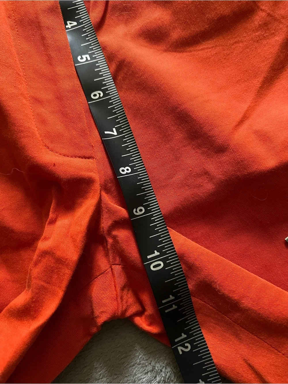 Burberry Orange Boot Cut Flare Pants